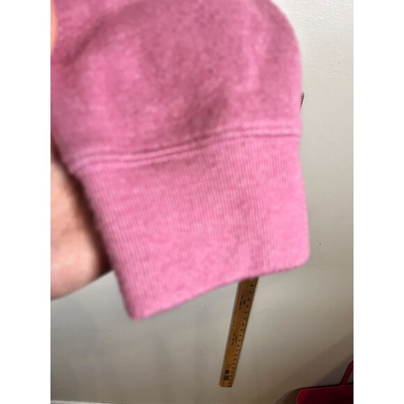 Retro Knit Sweater Pullover Pink L Preppy Feminine Classic Chic Sporty Active - Picture 3 of 10